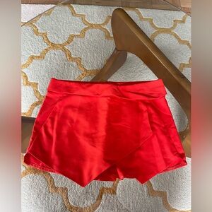 Zara Vibrant Orange Red Women's Skorts
